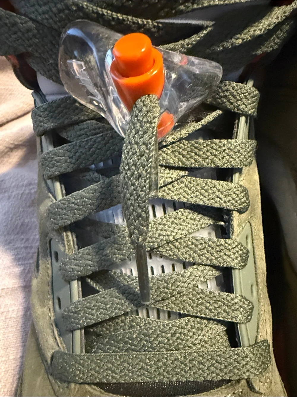 ⁠Air Jordan 5 Retro Olive Size Size 9 Army Green Bright Citrus No Box⁠